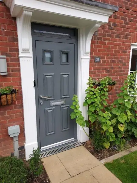 Grey Composite Front Door: Swipe To View More Images