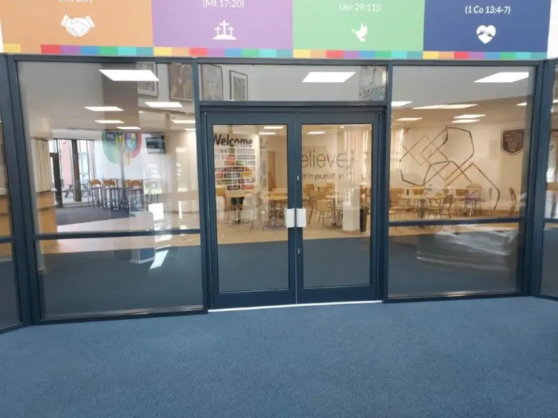 Commercial Aluminium Door Screen: Swipe To View More Images