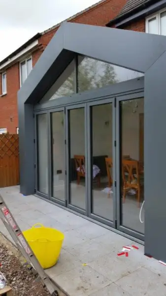 Aluminium Door Screen Shaped Windows: Swipe To View More Images