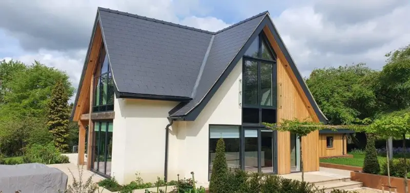 Aluminium Curtain Walling Shaped Windows: Swipe To View More Images