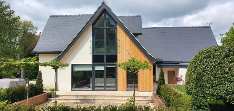 Aluminium Gable End Double Doors: Swipe To View More Images
