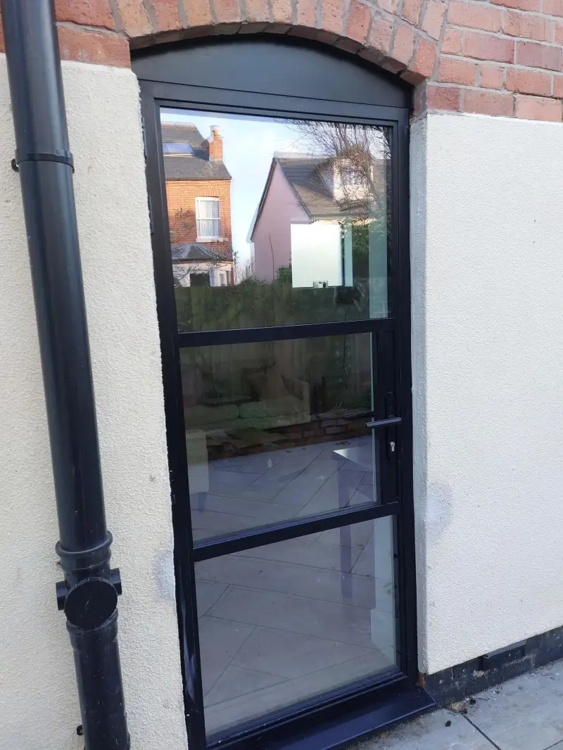 Heritage Aluminium Single Rear Door Crittall Style: Swipe To View More Images