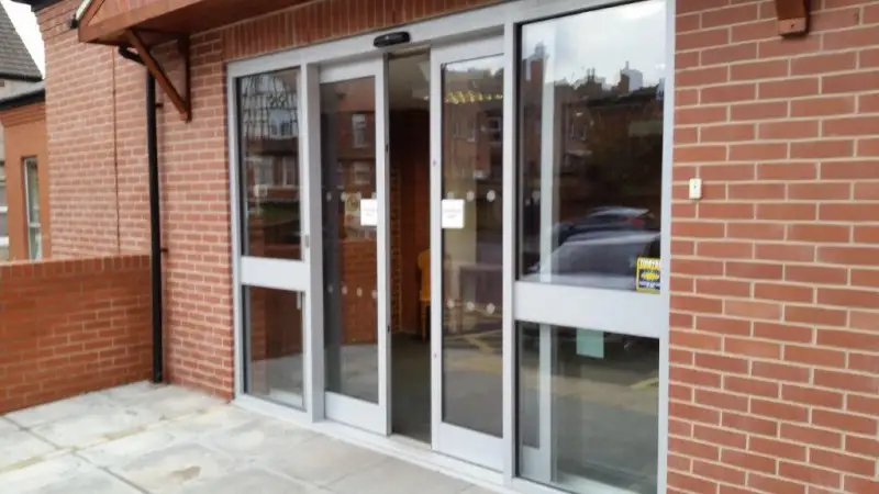 Commercial Aluminium Sliding Entrance Doors: Swipe To View More Images