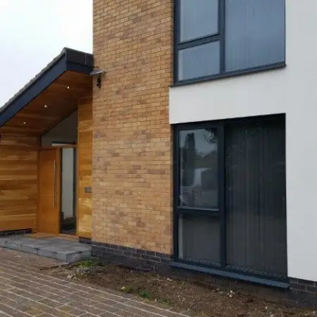 Aluminium Curtain Walling Domestic: Click Here To View Larger Image