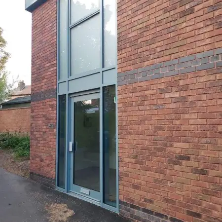Commercial Aluminium Door Screen: Click Here To View Larger Image