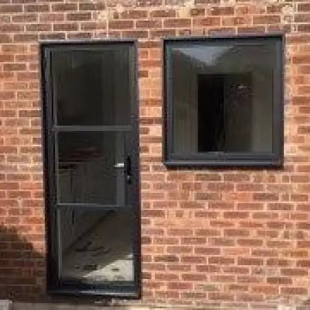 Aluminium Single Glazed Door & Window: Click Here To View Larger Image