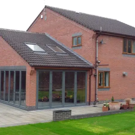 Aluminium Bi-Fold Doors: Click Here To View Larger Image