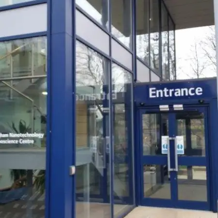 University of Nottingham Aluminium Entrance Doors: Click Here To View Larger Image